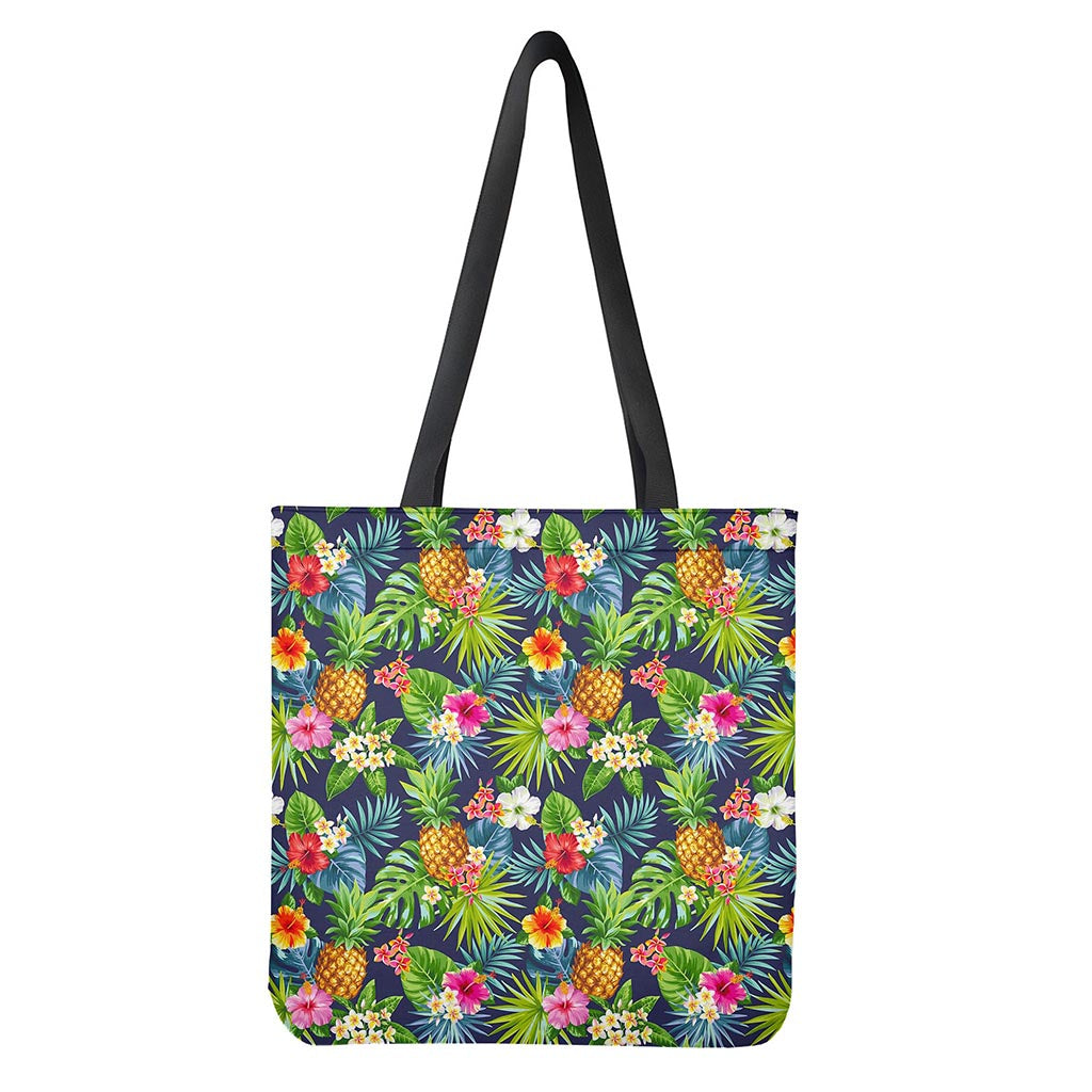 Aloha Hawaii Tropical Pattern Print Tote Bag - Polyester Double-Sided Print