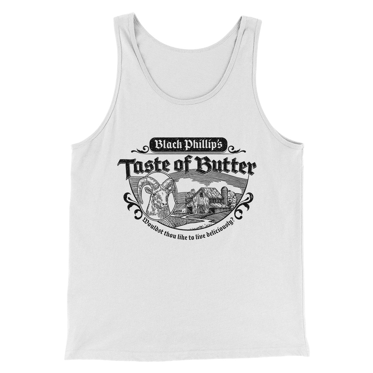 Black Phillip's Taste Of Butter Funny Movie Men/Unisex Tank Top
