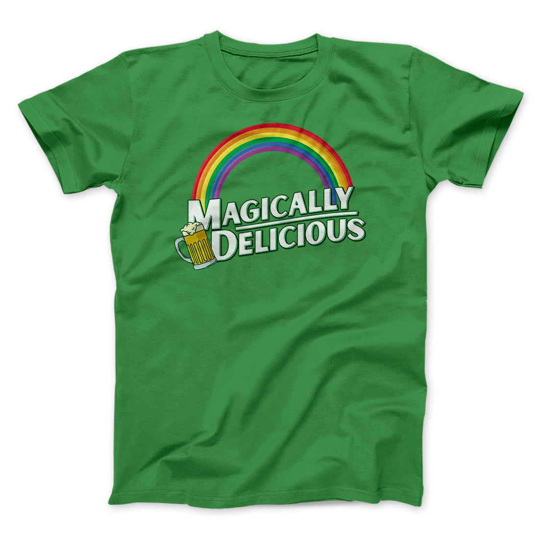 Magically Delicious Lucky Charms Men Unisex T-Shirt Cotton Crew Neck