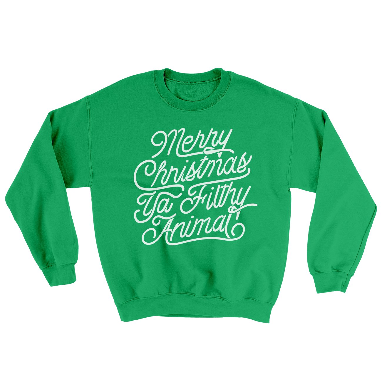 Merry Christmas Ya Filthy Animal Funny Movie Men/Unisex Ugly Sweater