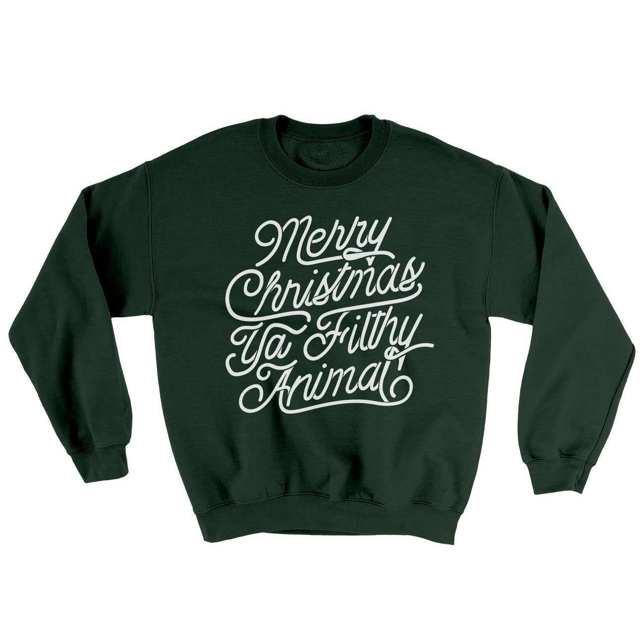 Merry Christmas Ya Filthy Animal Funny Movie Men/Unisex Ugly Sweater