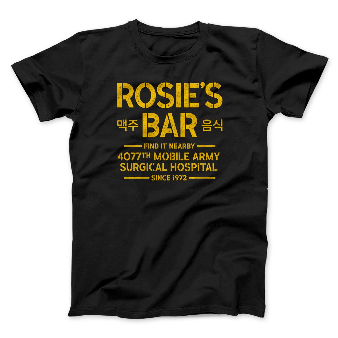 Rosie's Bar Men/Unisex T-Shirt - Soft Cotton Crew Neck Tee