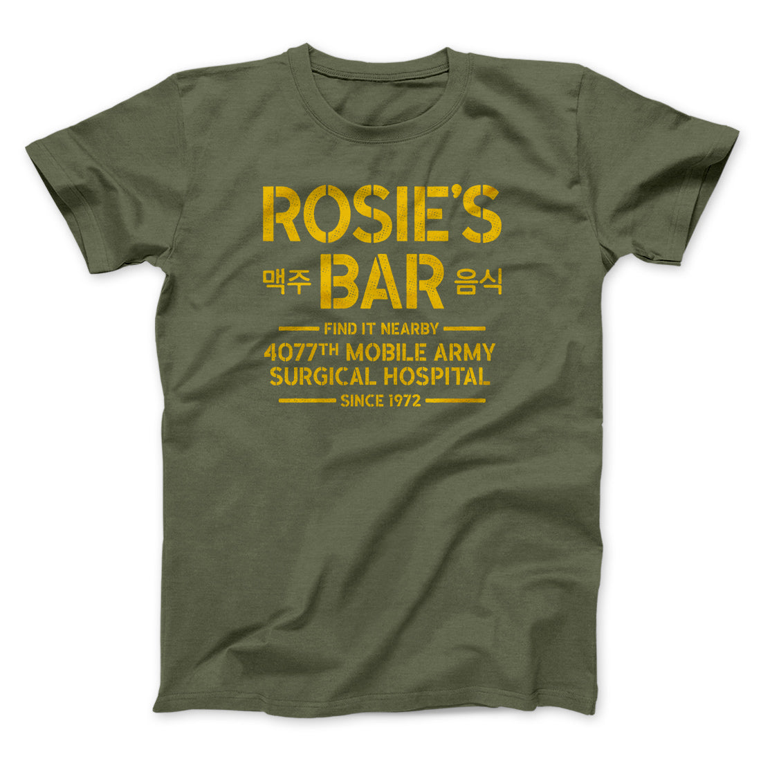 Rosie's Bar Men/Unisex T-Shirt - Soft Cotton Crew Neck Tee