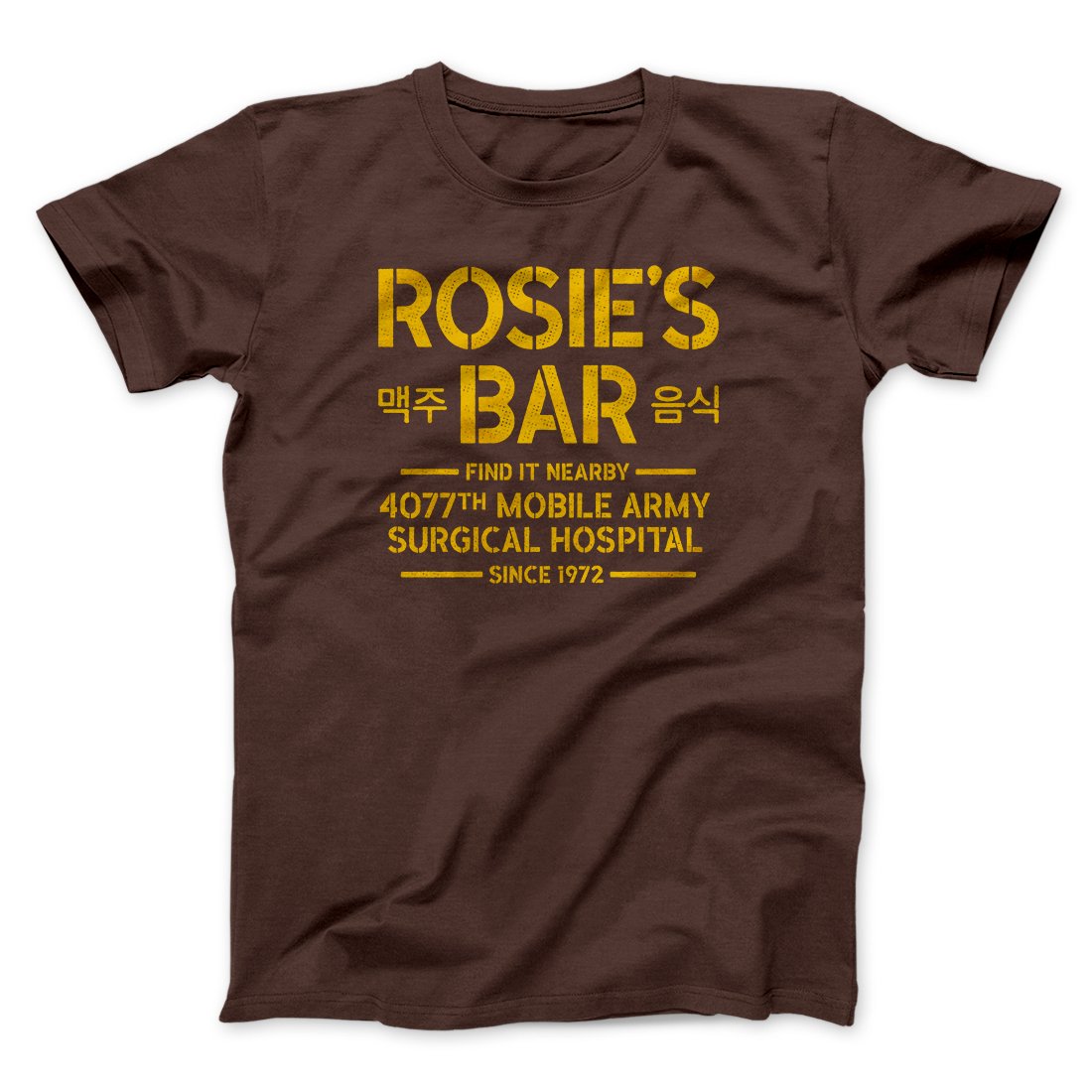 Rosie's Bar Men/Unisex T-Shirt - Soft Cotton Crew Neck Tee