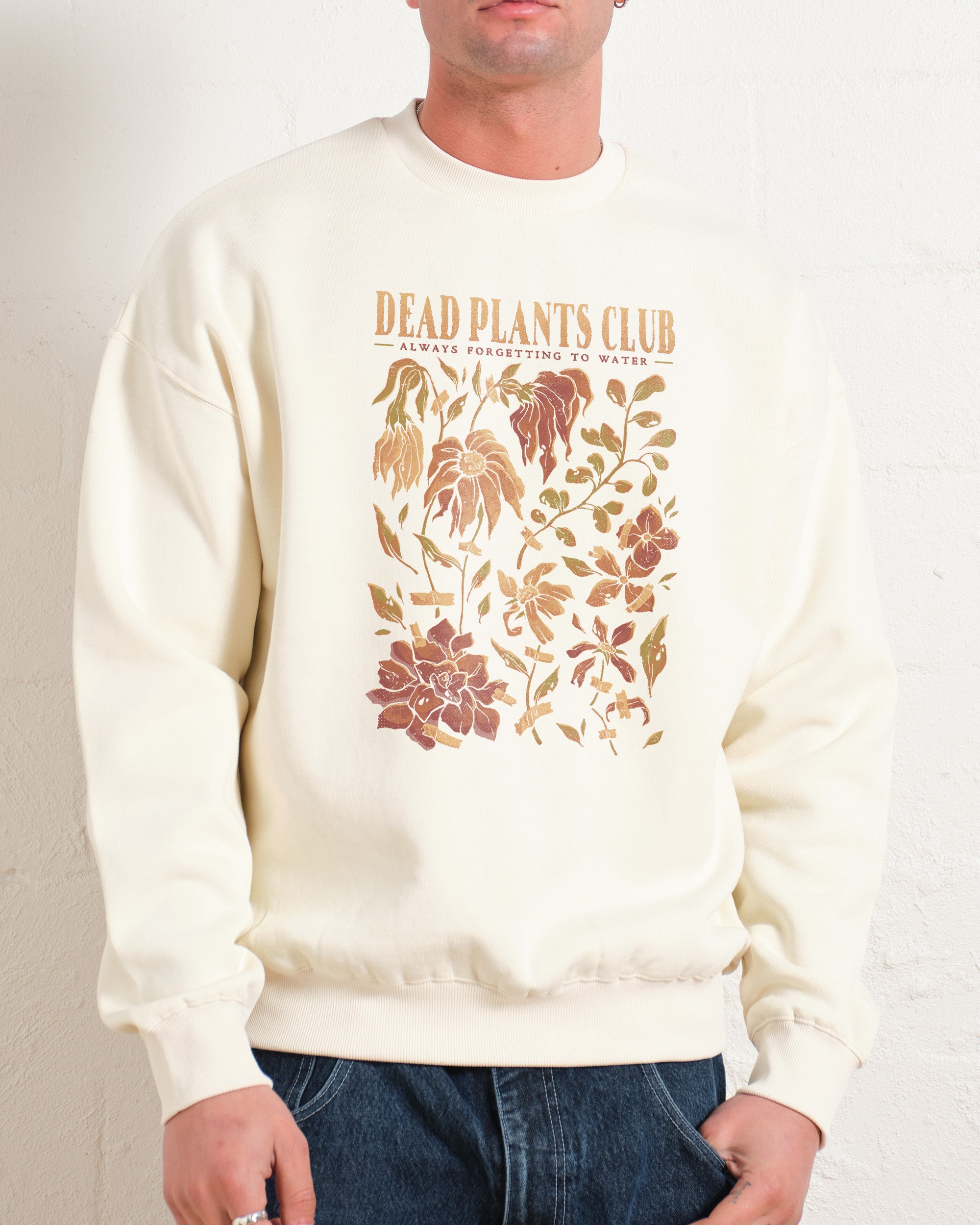 Dead Plants Club Unisex Graphic Sweatshirt - 340gsm Cotton Poly Blend