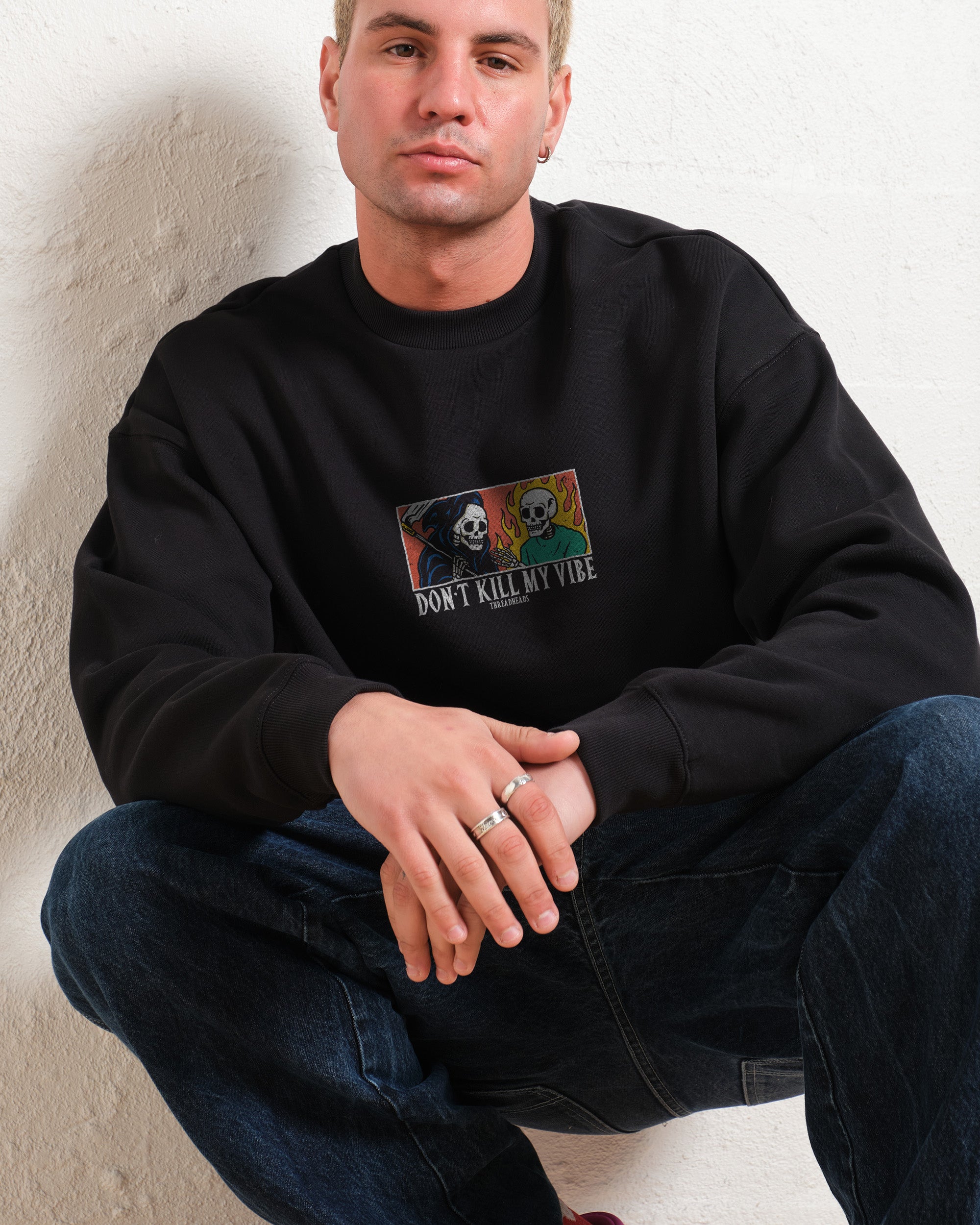 Don't Kill My Vibe Unisex Sweatshirt - Premium Cotton Polyester Blend Graphic Print