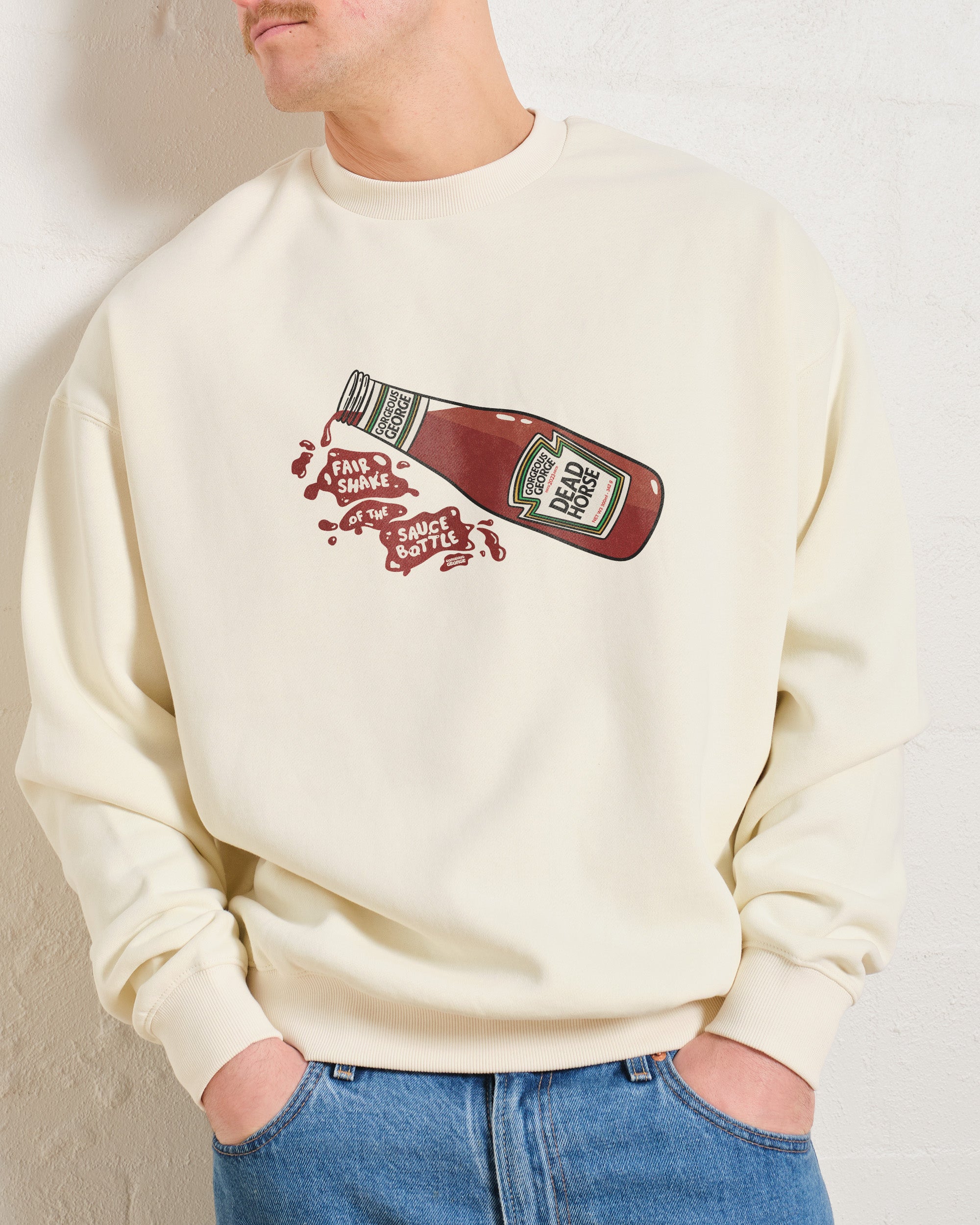 Fair Shake of the Sauce Bottle Unisex Graphic Sweatshirt - Premium Cotton Blend