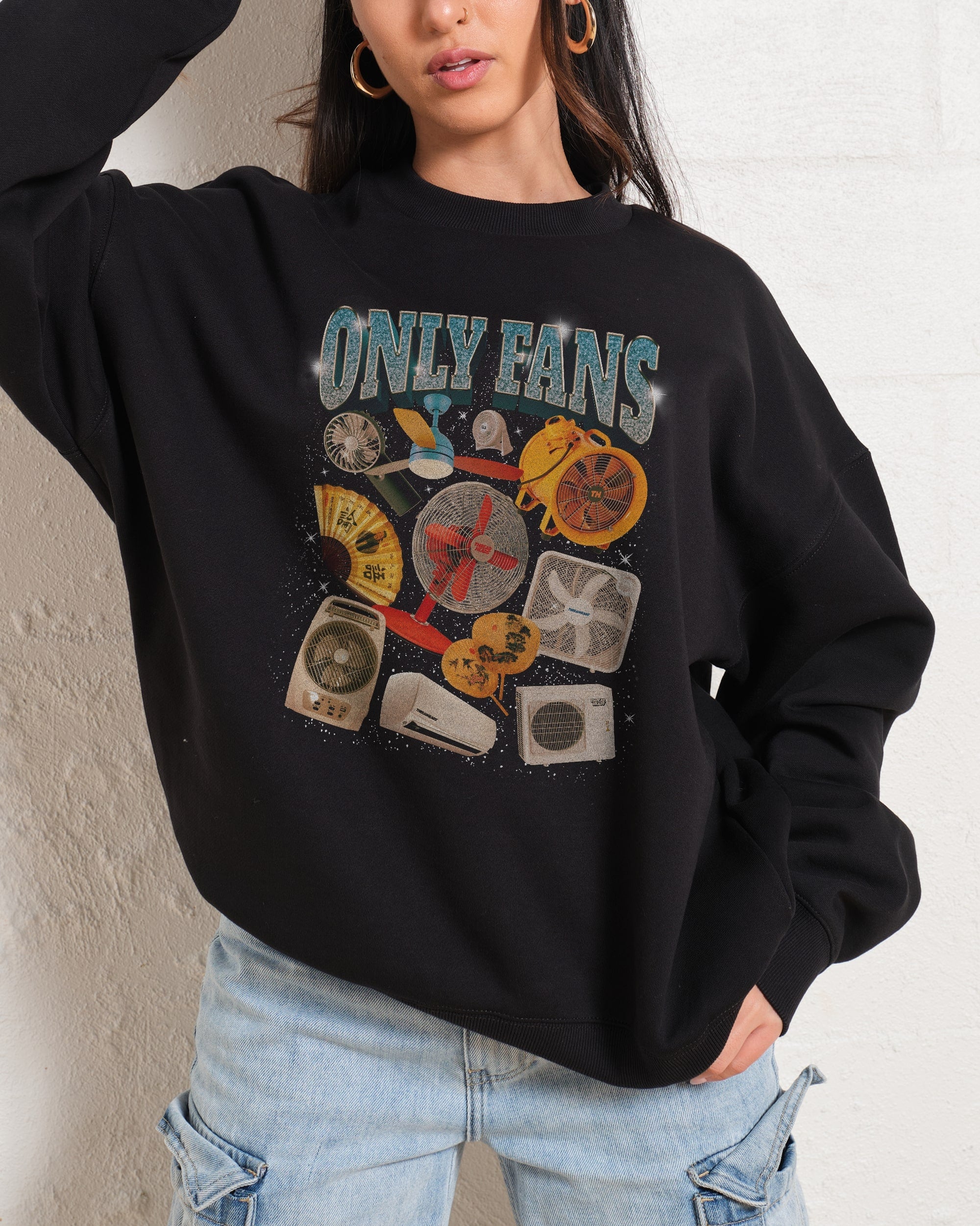 Only Fans Graphic Sweatshirt - Unisex Premium 340gsm Cotton-Poly Blend