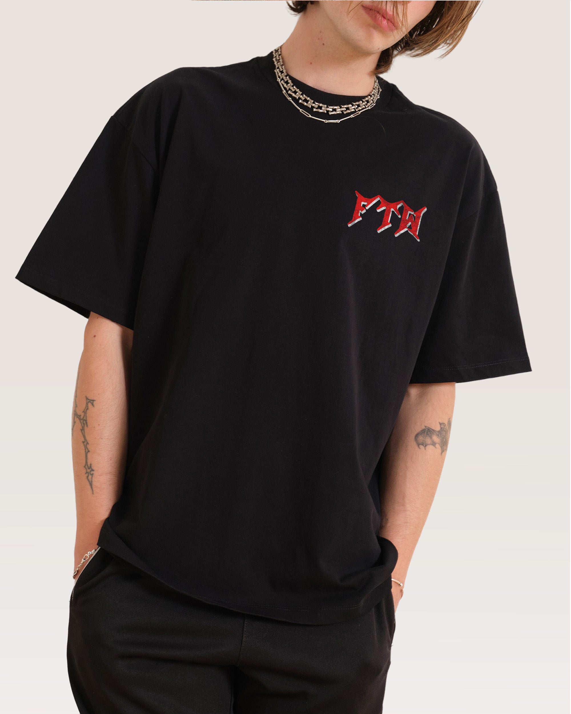 F**k The World Oversized Graphic Tee - Unisex 100% Combed Cotton Heavyweight