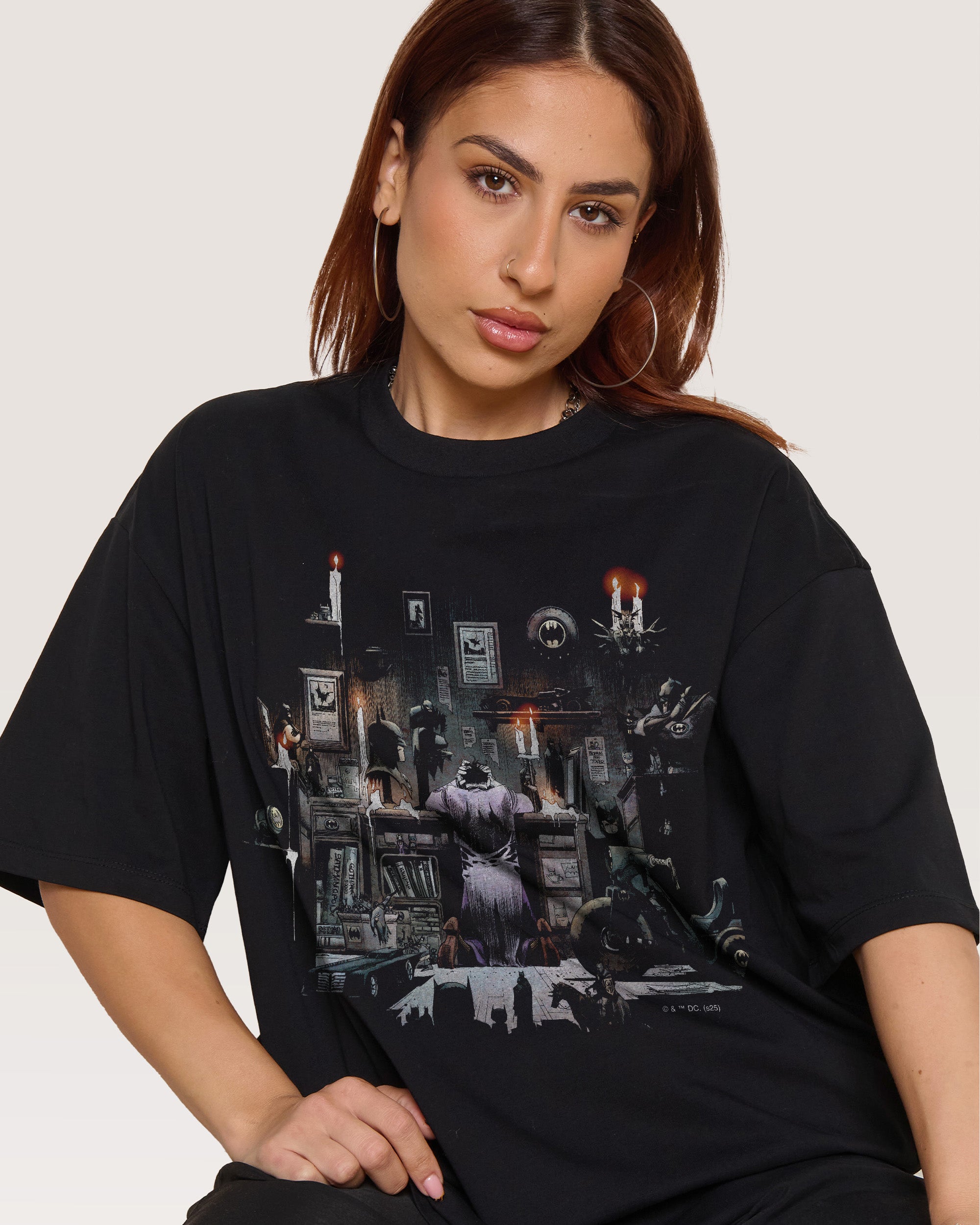 Joker Bedroom Oversized Graphic T-Shirt DC Collab Unisex 90s Boxy Fit